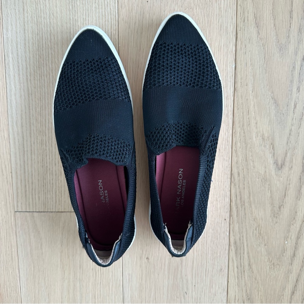 Mark Nason Pointed Toe slip on sneakers size 7.5